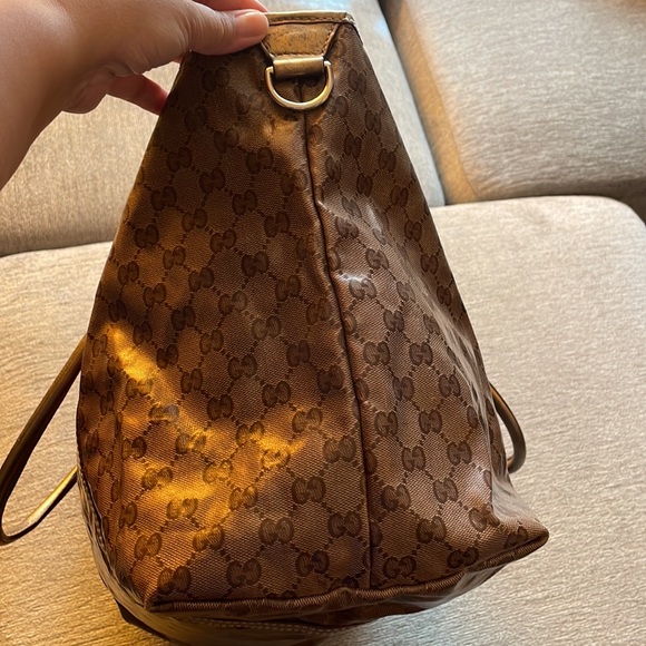 Authentic Gucci Large Tote Coated Canvas - Picture 2 of 14